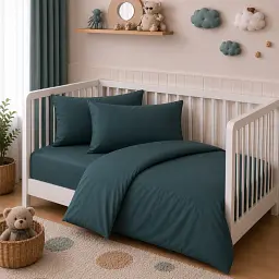 Дитяча постільна білизна BABY Poplin Line Emerald (2200012858554)