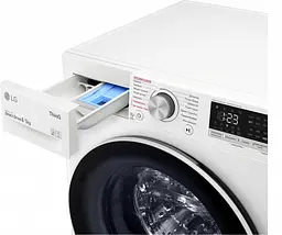 Прально-сушильна машина LG F4V5TG0W, 8кг (5кг), 1400, A, Пар, глибина 56см, Дисплей, Інвертор, Білий (F4V5TG0W) - мініатюра 14