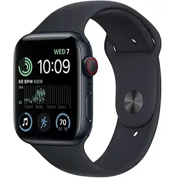Apple Watch SE 2 40mm GPS Midnight Aluminium Case Midnight Sport Band MNT83 M/L A2722 (MNT83) - мініатюра 2