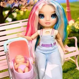 Ігровий набір з ляльками RAINBOW HIGH серії "Junior High Babysitters" — АМАЯ Rainbow High 248477 - мініатюра 9