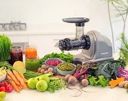 Соковитискач BioChef Axis Cold Press Juicer червоний - мініатюра 5
