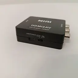 Перехідник HDMI в AV (RCA тюльпан) адаптер. Чорний - мініатюра 10