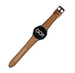 Ремінець Primolux Leather Silicone для годинника Samsung Galaxy Watch 4 40 мм SM-R860/SM-R865 Brown - мініатюра 5