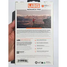Протиударний чохол UAG Monarch Pro MagSafe (Original) для iPhone 16 Pro (6.3") Carbon Fiber 114456114242 - мініатюра 8