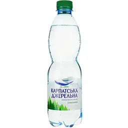 Упаковка мінеральної води Карпатська Джерельна слабогазована 6 л (0.5 л х 12 шт.) - мініатюра 2