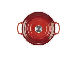Каструля Le Creuset Signature Cast Iron Round Casserole 20 см Cerise (21177200602430) - мініатюра 3