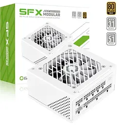 Блок живлення GameMax GS-750G SFX 750W 80+ Gold White (GS-750G White) - мініатюра 10