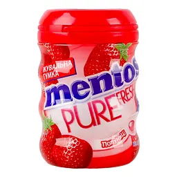 Гумка жувальна Mentos Purefresh банка Полуниця 56 г NEW