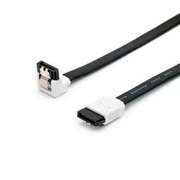 Кабель передачі даних Atcom (AT17126) SATA-DATA 3.0, із застібкою, 50 см, чорний - мініатюра 2