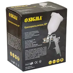 Фарборозпилювач Sigma HP 1.4 мм з верхнім пластиковим баком 600 мл (6811101) - мініатюра 6