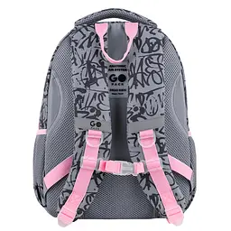 Рюкзак GoPack Education 175M-4 Fluffy Heart Сіро-рожевий (GO26-175M-4) - мініатюра 6