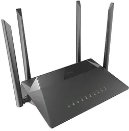 Бездротовий маршрутизатор D-Link DIR-825/RU/R4A AC1200, 1*GE WAN, 4*GE LAN, USB 2.0, 4 антени Black
