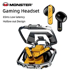 TWS-навушники MONSTER Airmars XKT09 yellow - мініатюра 3
