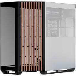 Корпус APNX V1-W Tempered Glass без БП Black/White/Wood (APCM-VI01103.M1) - мініатюра 2