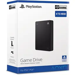 Зовнішній жорсткий диск 4 TB Seagate Game Drive PlayStation Black (STLL4000200) - мініатюра 6