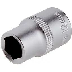Головка торцева шестигранна Intertool 12мм x 1/2" матова