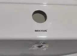 Умивальник меблевий Mixxus Premium Cubic-1501 610x460x170 мм з отвором під змішувач і переливом MP6495, Білий - мініатюра 5