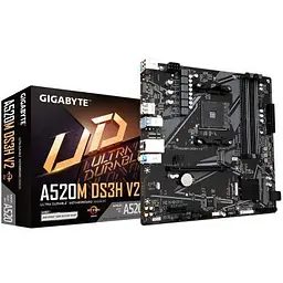Материнська плата GIGABYTE (A520M DS3H V2) - мініатюра 2