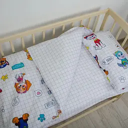 Комплект постільної білизни ТЕПІК Цуценята рятівники NEW 1-3 роки 140х105 см (2-04000_35976)