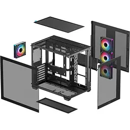 Корпус Deepcool CG530 4F Black (R-CG530-BKADA4-G-1) [146718] - мініатюра 12