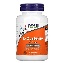 Цистеин L-Cysteine ​​500 mg 100 Tablets NOW vit0004714