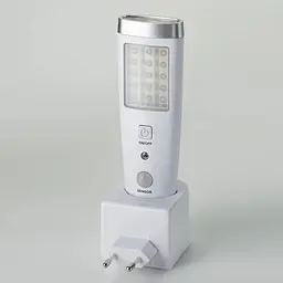 Ліхтарик з датчиком руху FISHTEC - Кут виявлення 60° - 15 світлодіодів - Перезаряджається - Бездротовий індукційний зарядний прист - мініатюра 3