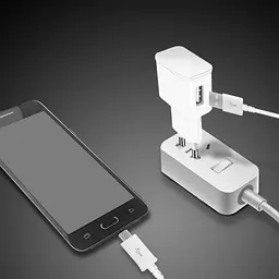 USB зарядка - блок живлення 5V 1 ампер ETA-U90EWE з захистом від перевантаження (100951) - мініатюра 4