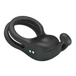 Эрекционное кольцо Pretty Love Goodwin Vibrating Double Penis Ring BI-210222 103652 - миниатюра 6