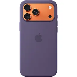 Чохол Silicone Case with Button, Animation & MagSafe для Apple iPhone 17 Pro Max Purple Frog AAA [153246]