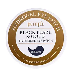 Гідрогелеві патчі для очей Перли-Золото Black Pearl&Gold Hydrogel Eye Patch Petitfee & Koelf 60 шт