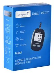Глюкометр Longevita Family Система для вимірювання глюкози в крові (6806076) - мініатюра 5