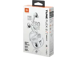 Навушники TWS JBL Tune Flex 2 Ghost White (TFLEX2GWHT) - мініатюра 11