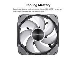 Вентилятор Cougar Apolar 120 ARGB White - мініатюра 12