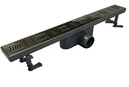 Душовий канал Maxiflow Classic Line 60 см решітка Хвиля 4012.0Y050K.060.1 - мініатюра 2