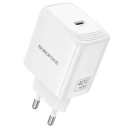 МЗП Borofone BN33 Fuente PD40W (1USB-C) White
