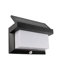 Вуличний світильник на сонячній батареї із датчиком руху Goldlux 325464 Tony Pir Led 6500K IP44 Bk
