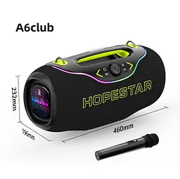 Портативна Bluetooth-колонка Hopestar A6 Club Армійський зелений - мініатюра 2