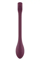 Вібратор Dreamtoys Glam Bendable G-Spot Vibe 22 см бордовий - мініатюра 4