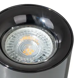 Підсвічування тубус Brille накладне AL-96/1 GU10 BK/CH IP20 MR16 26-840 - мініатюра 13