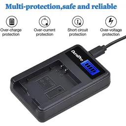 Акумулятор Powershot S100 SX200 SX230 HS DuraPro 2 шт. NB-5L NB 5L + РК-USB-зарядний пристрій для Canon NB-5L - мініатюра 4