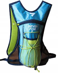 Спортивний велорюкзак Seven for 7 4 л 20х42х5 см Різнокольоровий (45633 blue)