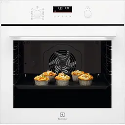 Духова шафа електрична Electrolux 72 л A+ пара дисплей конвекція телескопічні напрямні білий