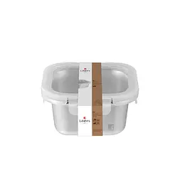 Харчовий контейнер Bergner Go Lovers з нержавіючої сталі квадратний 1,5 л (BG-36314-GY) - мініатюра 2