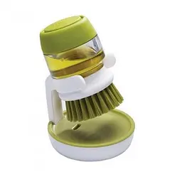 Щітка для миття посуду з дозатором для миючого засобу Soap Brush - мініатюра 2