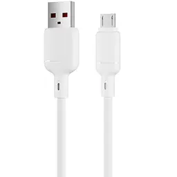 Дата кабель WIWU C086 Stellar USB to MicroUSB 2.1A 1 м White