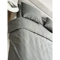 Комплект постільної білизни Ecotton Nid Grey півтораспальний полісатин сірий (25307) - мініатюра 5
