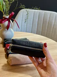Ключниця з натуральної шкіри 5170 ST Leather чорна 75 мм - мініатюра 6