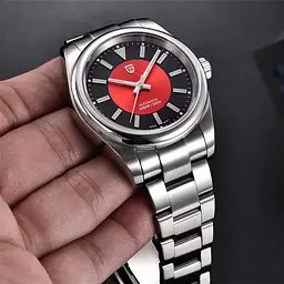 Наручний годинник чоловічий PD-1764 Silver-Red Pagani Design acs0031197 - мініатюра 2