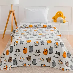 Плед Love You флісовий Веселі котики LY9107set2 150х200 см 2 шт - мініатюра 5