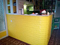 Самоклейка декоративна 3D панель 3D Loft під жовту цеглу 700x770x7мм - мініатюра 3